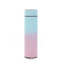 500ml Smart LED Water Bottle Stainless Steel Vacuum Flask Double Wall Vacuum Insulated with Intelligent Display Temperature